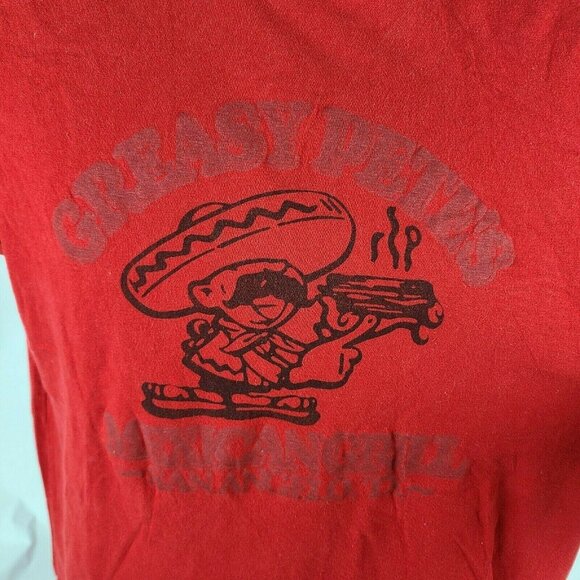 Old Navy Greasy Petes Mexican Grill T Shirt Mens Size Small Short Sleeve Tee - Picture 3 of 5